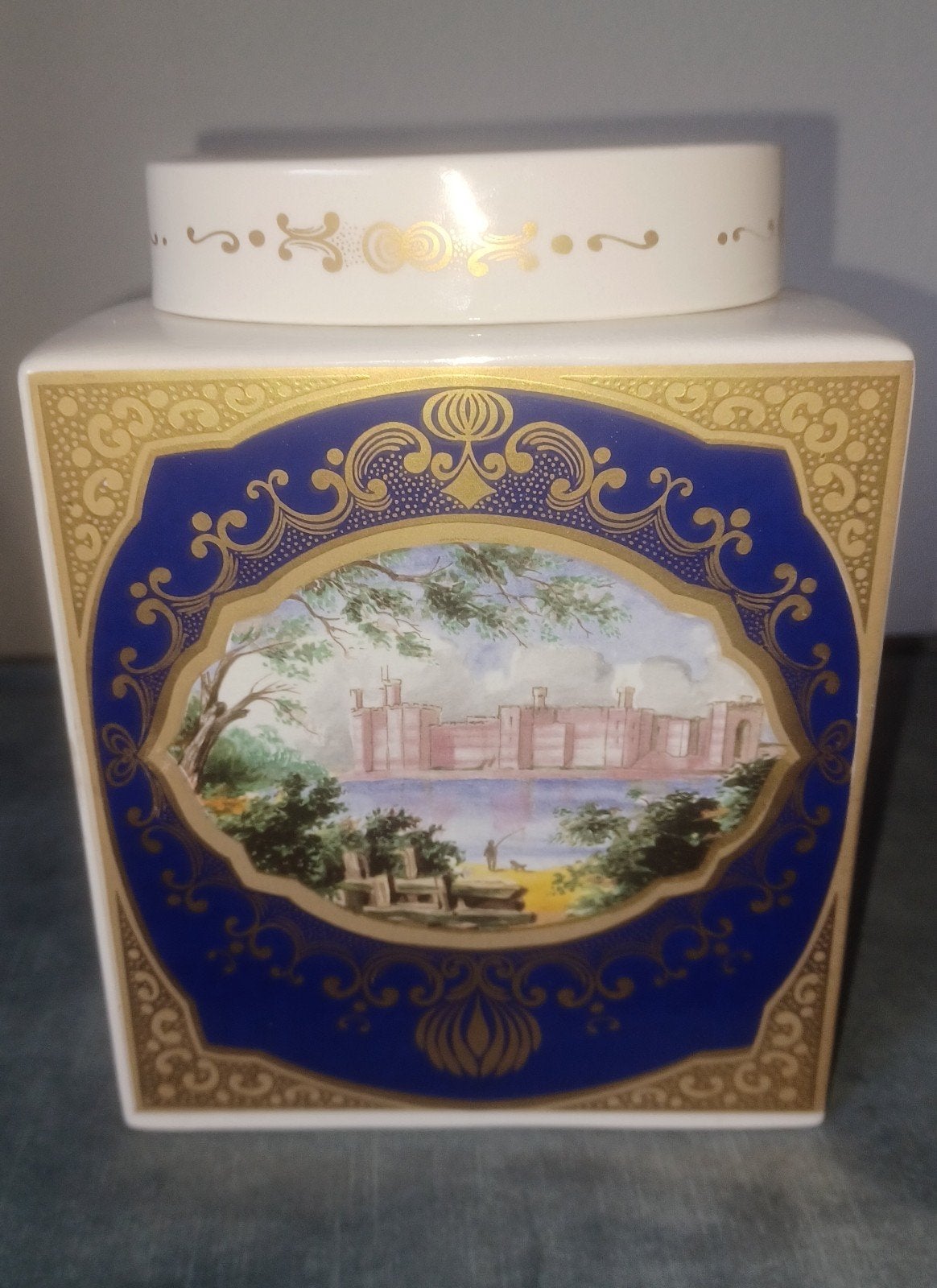 Royal Couldon Bristol ironstone porselein Thee bladeren pot, Ophalen of Verzenden