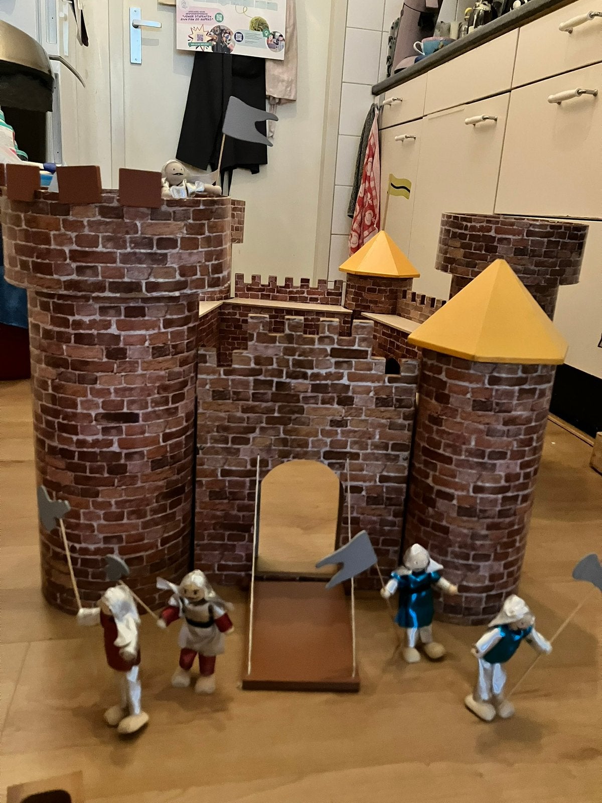 Ridderkasteel met ridders, Kinderen en Baby's, Ophalen, Gebruikt, Poppenhuis