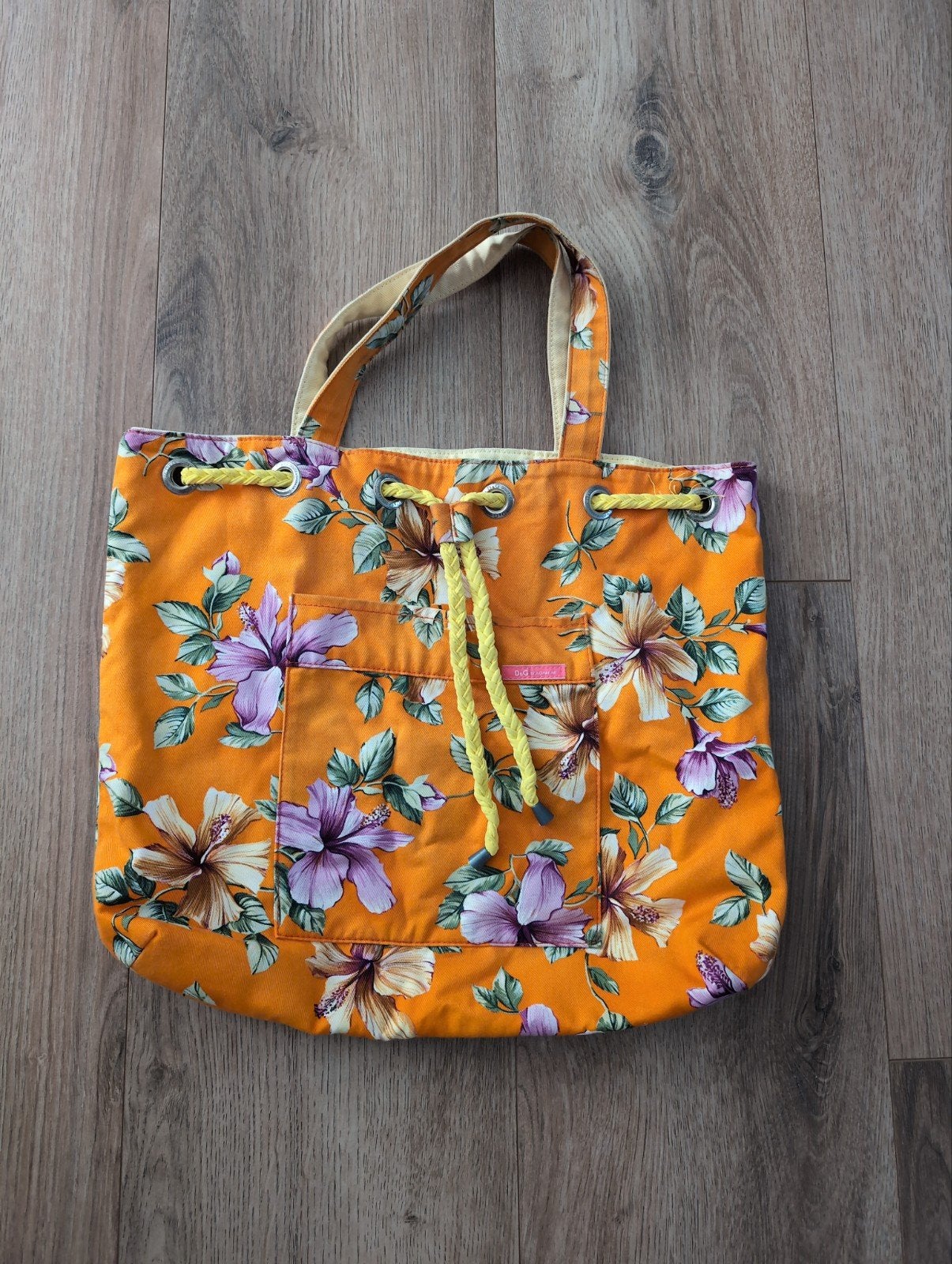 Dolce & Gabbana Shopper Strandtas Oranje Bloem, Sieraden, Tassen en Uiterlijk, Tassen | Damestassen, Ophalen of Verzenden, Oranje