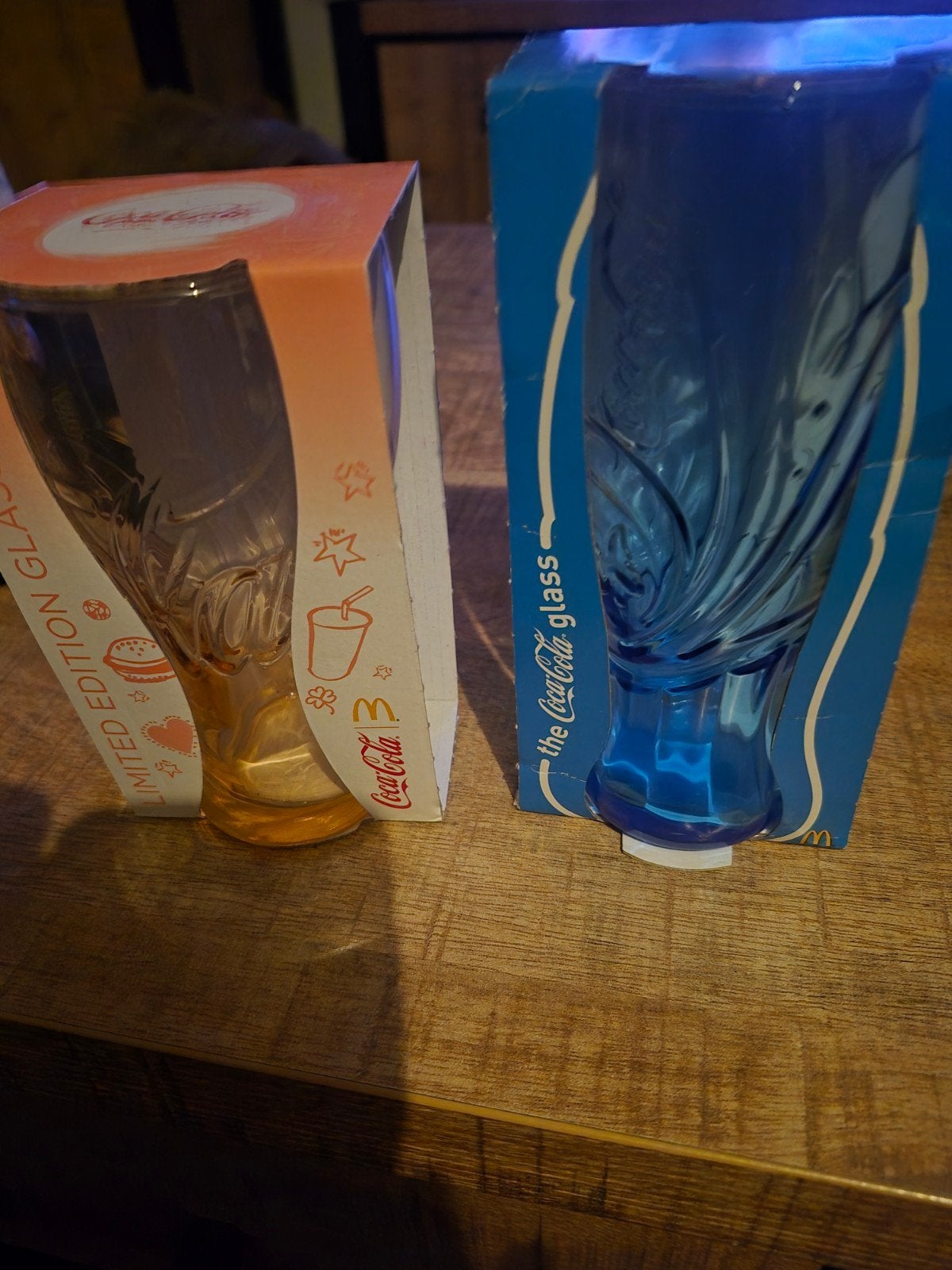 2Coca Cola glazen Vaste prijs€17,50, Ophalen of Verzenden, Nieuw, Frisdrankglas