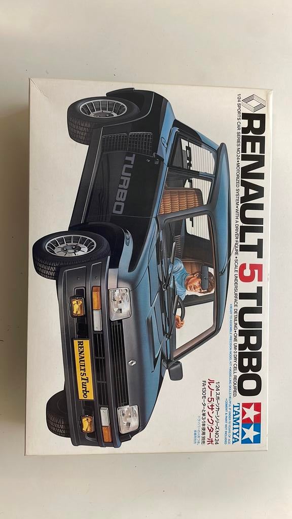 Tamya Renault 5 TURBO, Auto, Groter dan 1:32, Nieuw, Ophalen of Verzenden