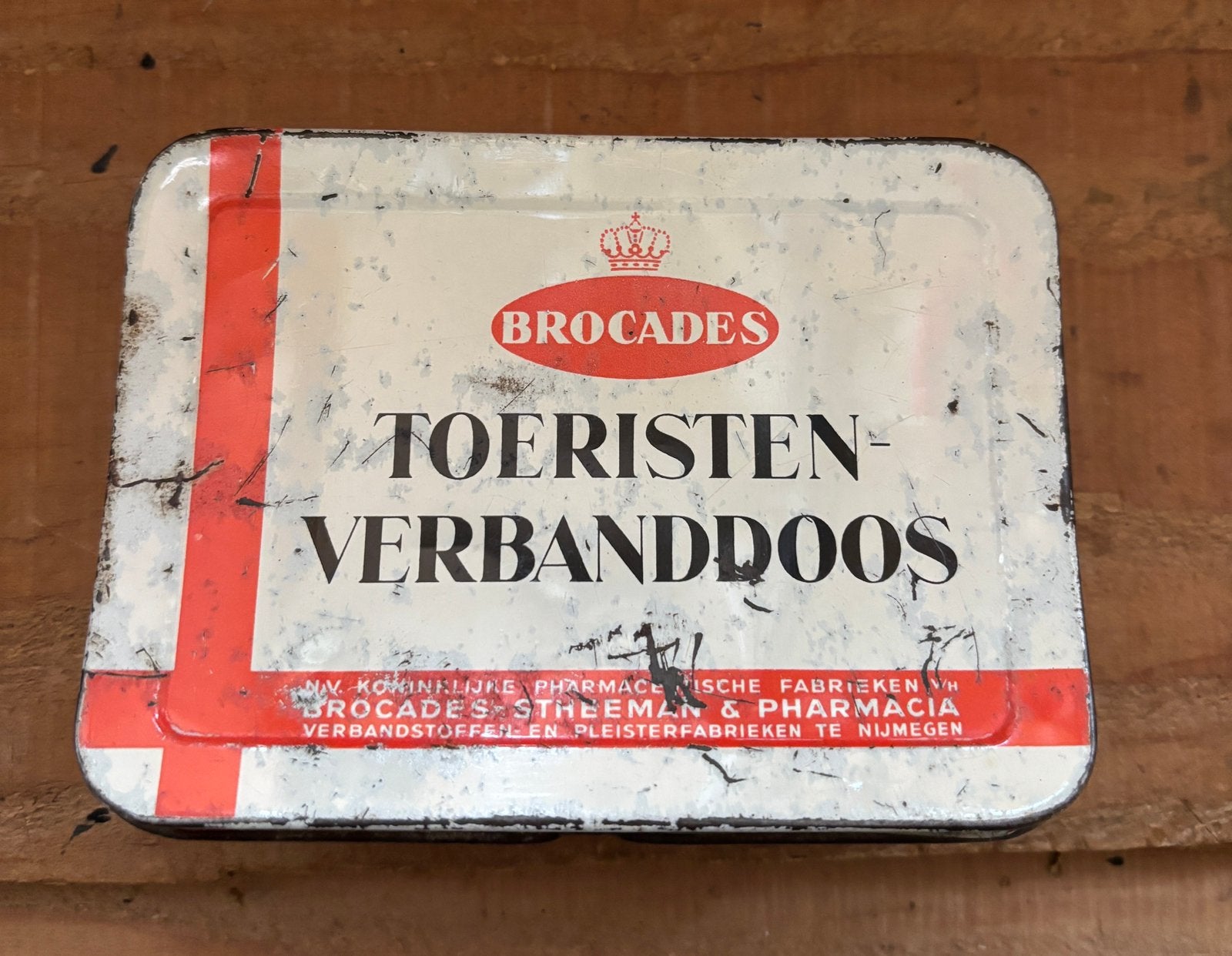 Toeristen verbanddoos blik, Verzamelen, Ophalen of Verzenden, Gebruikt, Overige