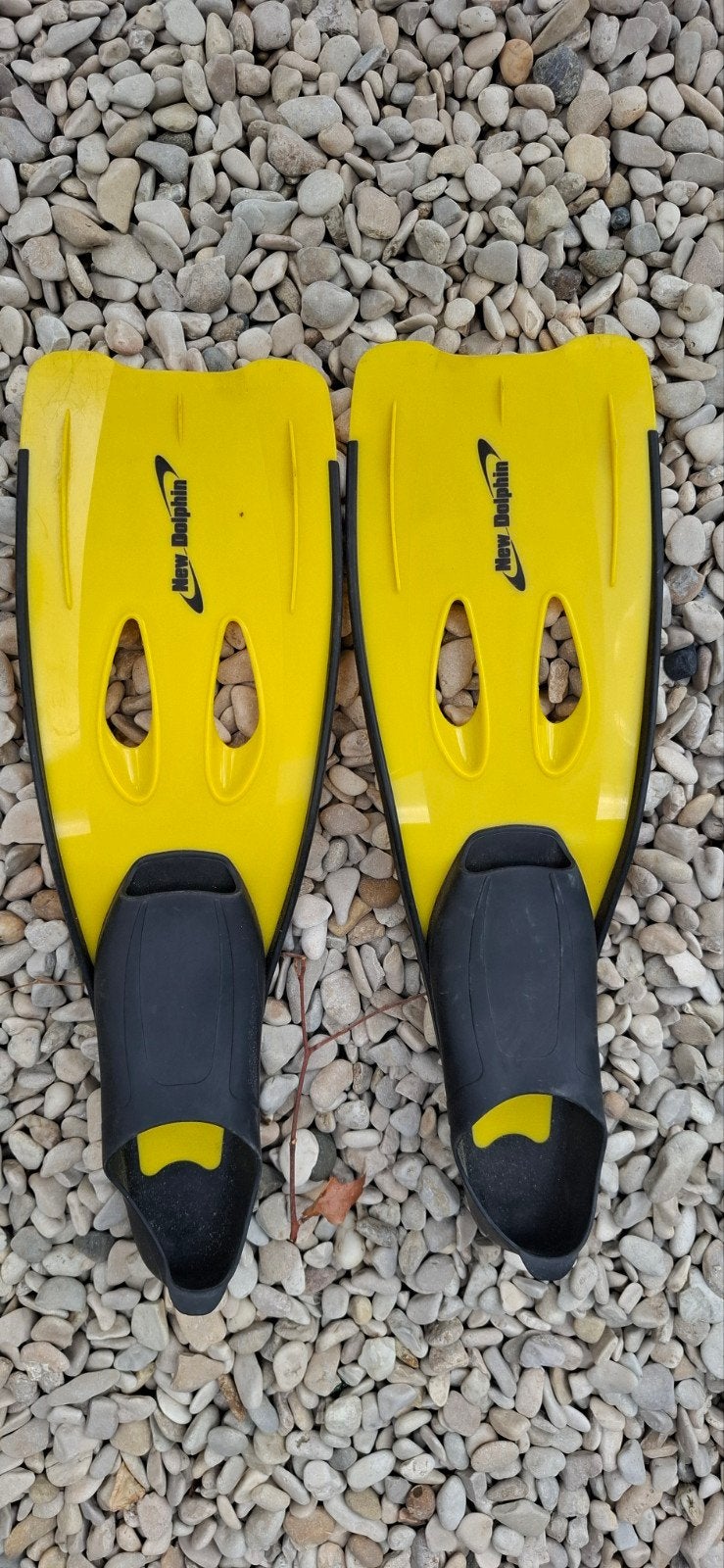 Gele zwemvliezen, maat 28-30, Watersport en Boten, Ophalen, Zo goed als nieuw, Zwem- of Duikvliezen
