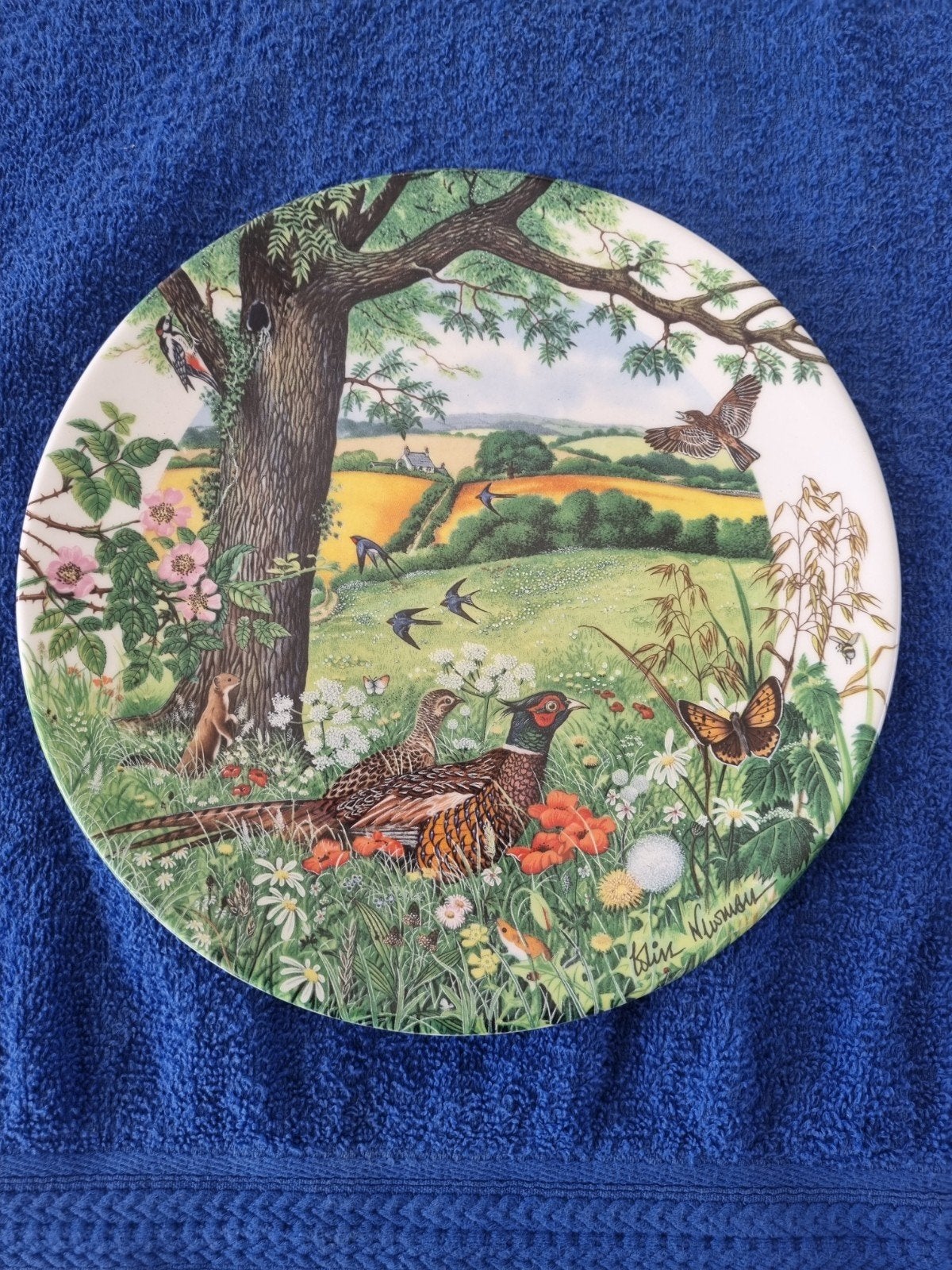 Wedgwood 'Meadows and Wheatfields' sierbord 1987, Ophalen of Verzenden