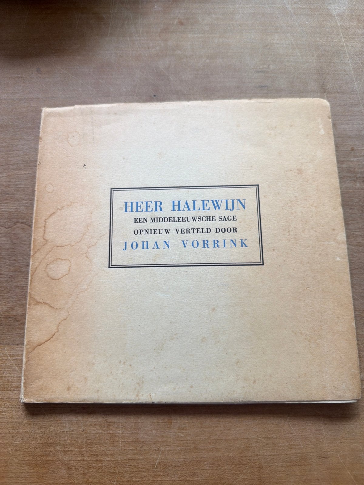 Heer Halewijn - Een Middeleeuwse Sage door Johan Vorrink, Ophalen of Verzenden, Gelezen, Nederland