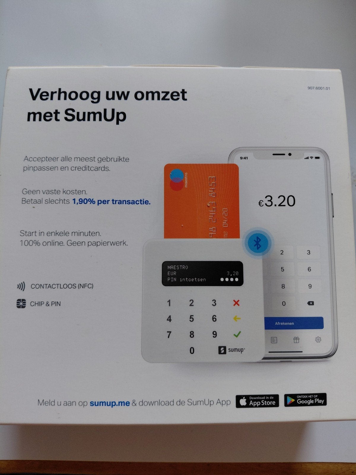 Sumup Payleven cardreader makkelijk pin betalen, Verzamelen, Ophalen of Verzenden, Overige typen
