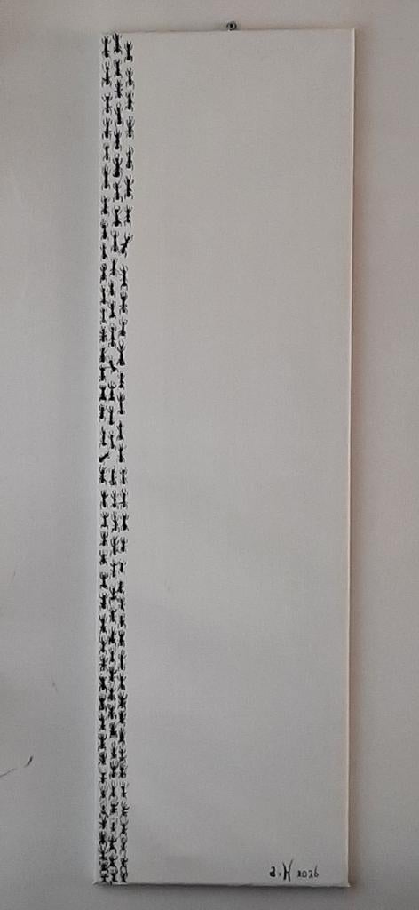 Schilderij met mieren, Ophalen of Verzenden