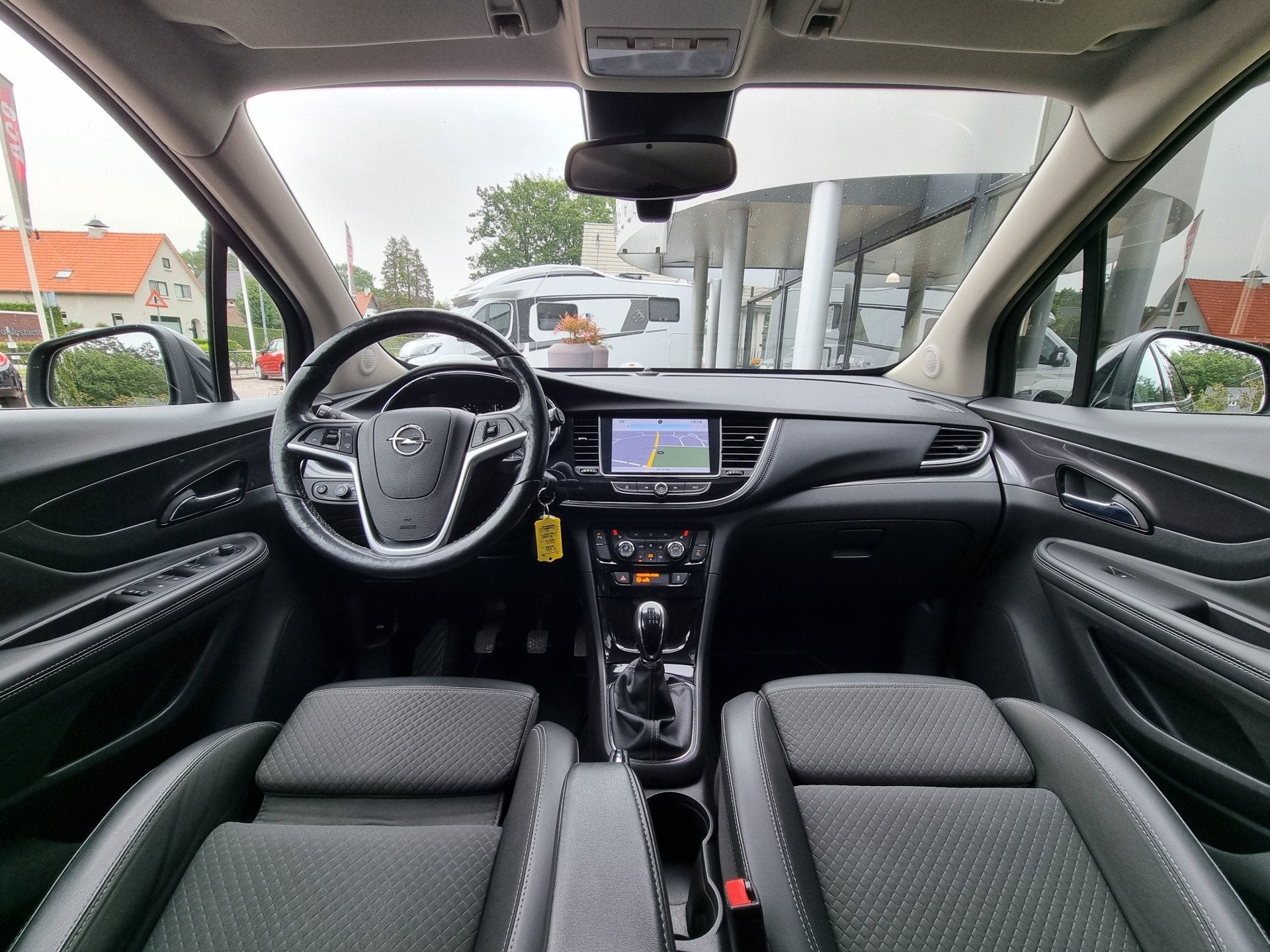 Opel Mokka X 1.4 Turbo Innovation | 141pk | Carplay | Super, Auto's, Dealer onderhouden, Gebruikt, Leder en Stof, Zwart