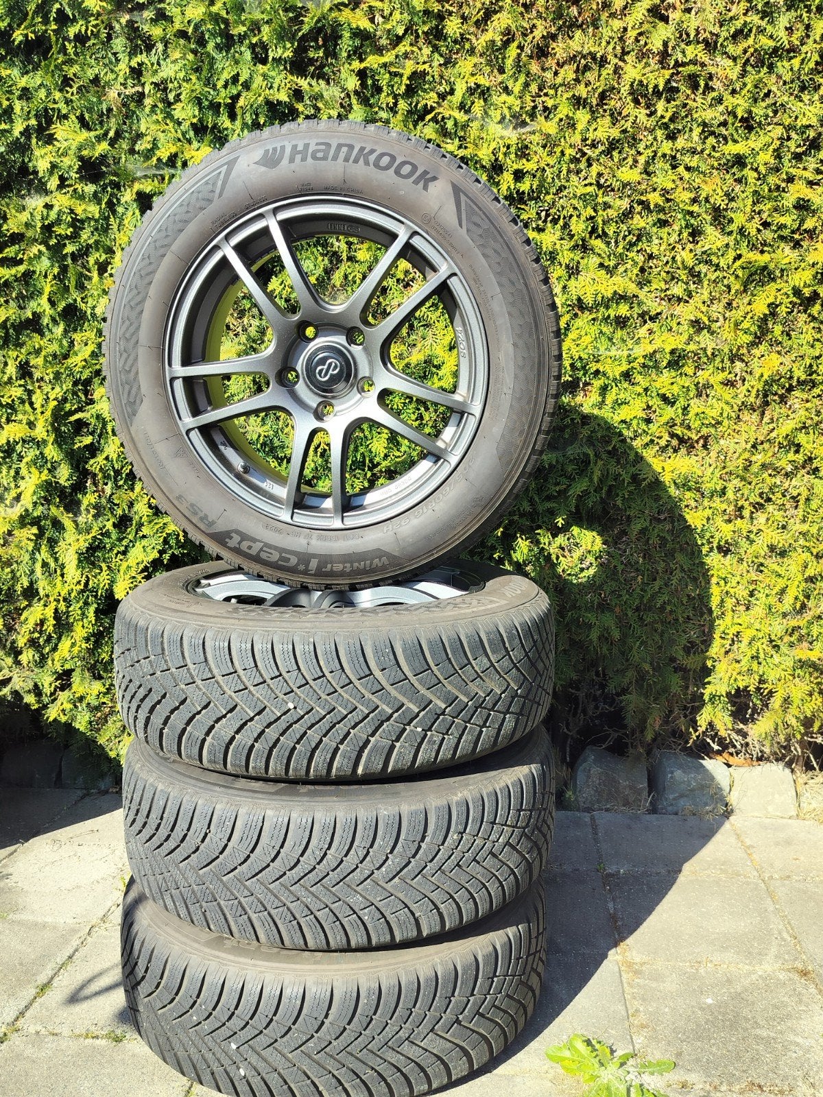 Z.G.A.N. Enkei Yamato 16" 5x114,3 Mazda 3 winterbanden, Ophalen, 16 inch, Banden en Velgen, Nieuw