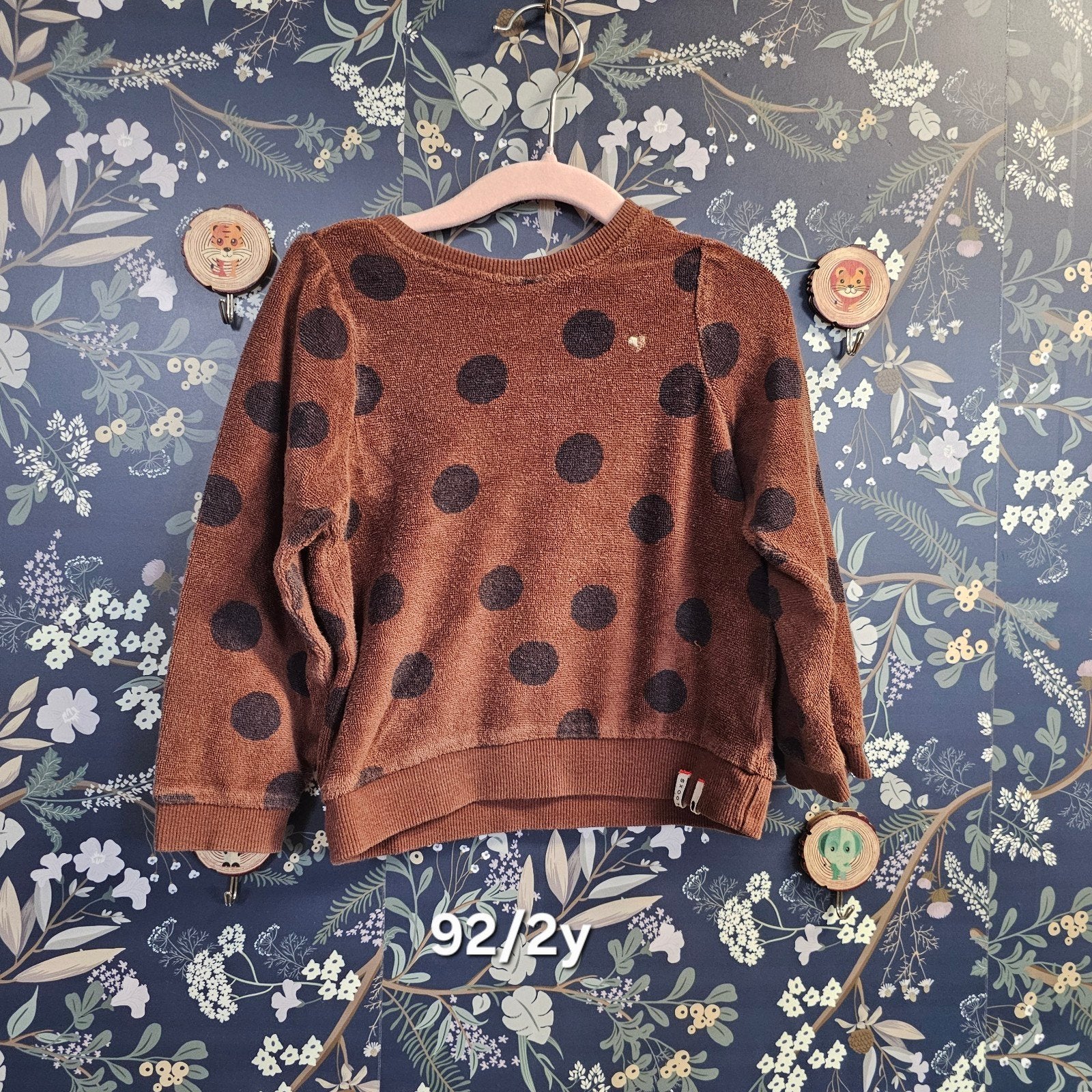 Looxs Revolution badstof trui met stippen maat 92, Gebruikt, Meisje, Looxs Revolution, Trui of Vest