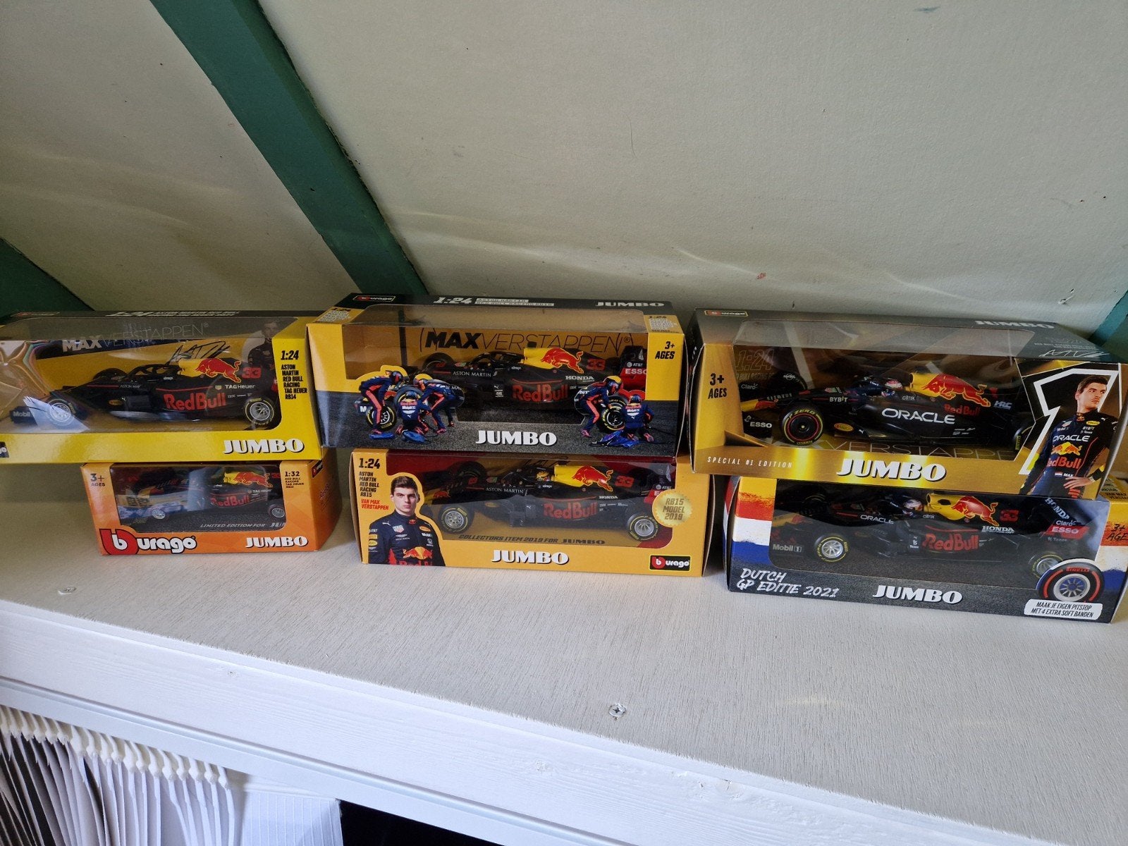 max verstappen autos, Hobby en Vrije tijd, Ophalen, Nieuw, Bburago