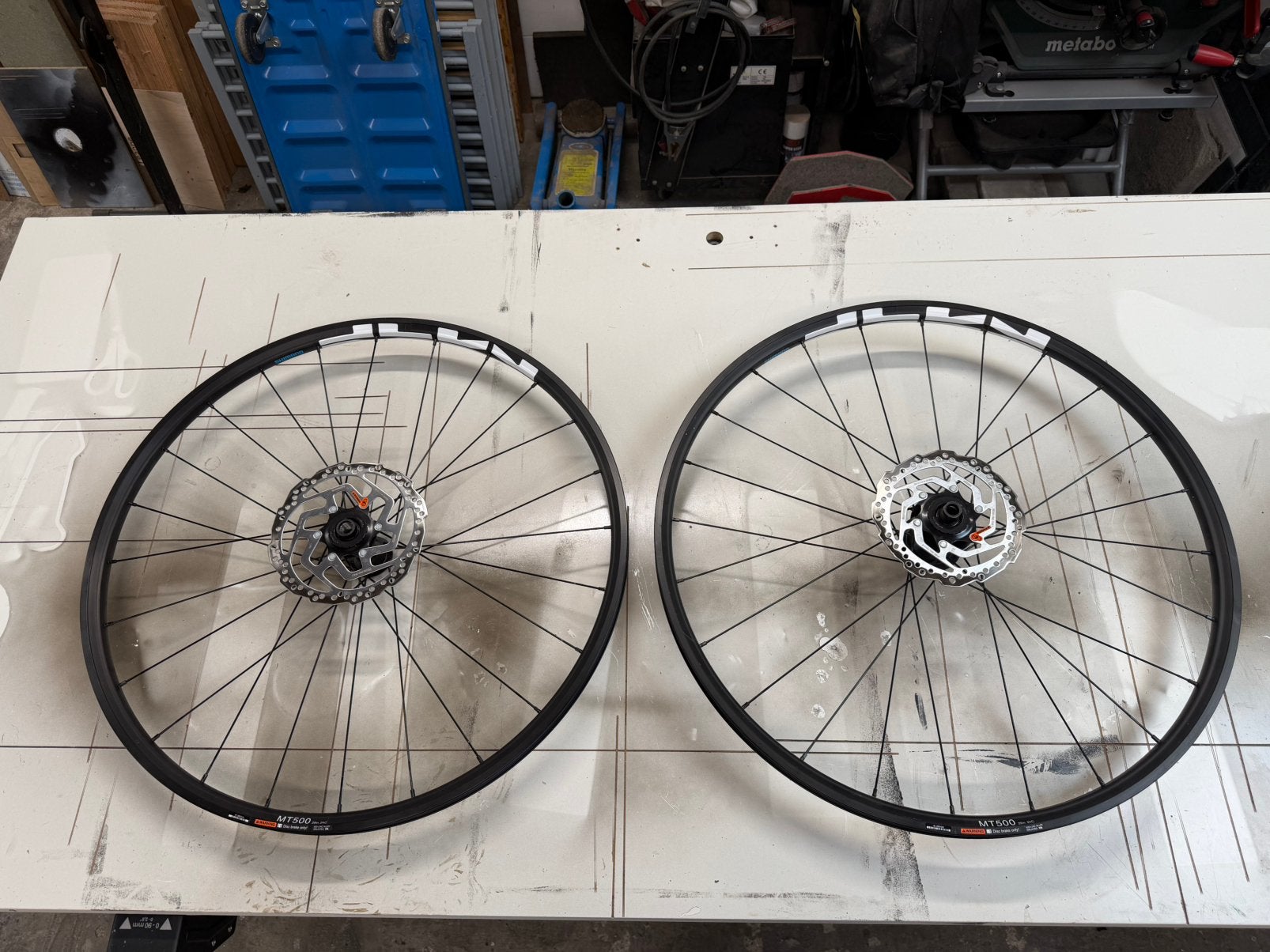 Shimano Deore WH-MT500 mountainbike wielset, Ophalen, Zo goed als nieuw, Mountainbike