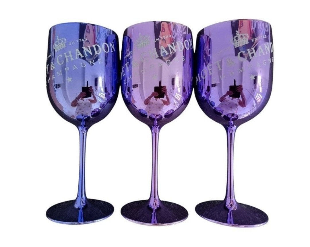 prachtige Champagne glazen van MOËT & CHANDON ‼️, Ophalen of Verzenden, Nieuw, Overige typen