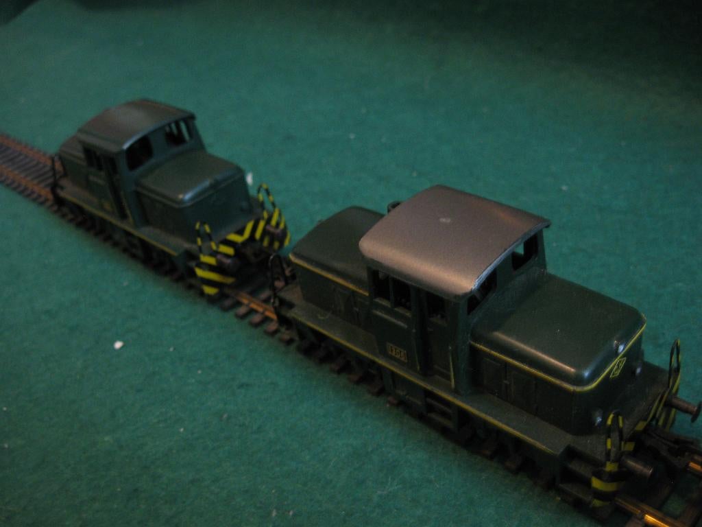 Modeltrein Ho: 2 Fleischmann Loc's 1306, Hobby en Vrije tijd, Gebruikt, Fleischmann, Ophalen of Verzenden, Analoog