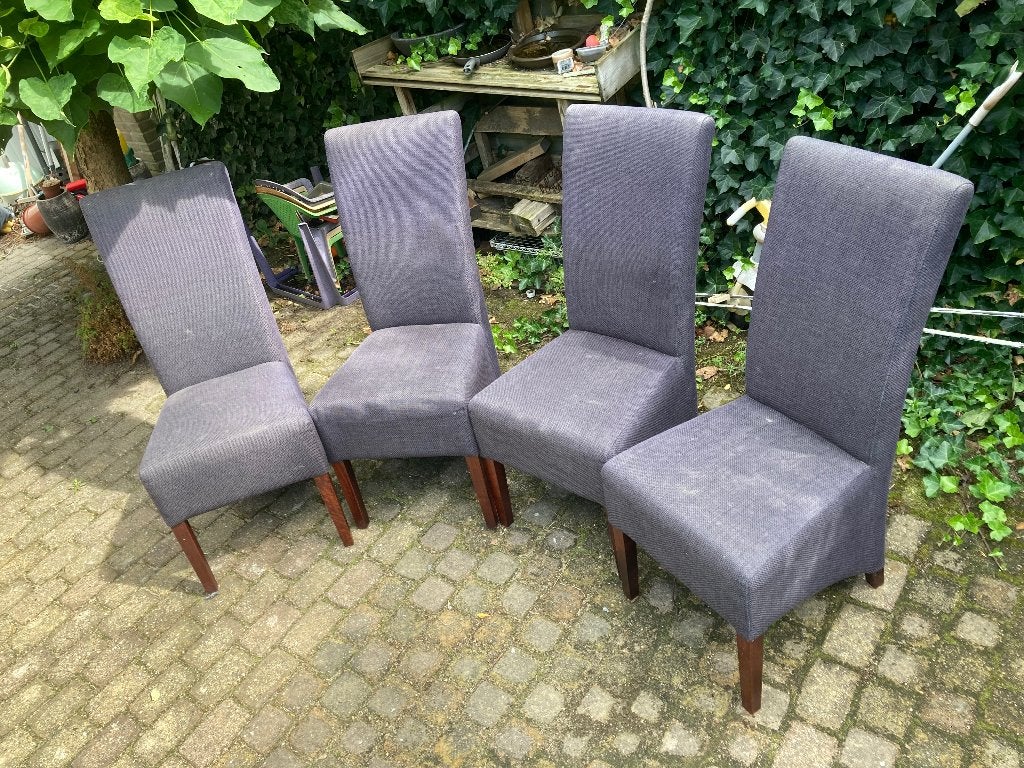Eetkamerstoel, Ophalen, Gebruikt, Vier, Stof
