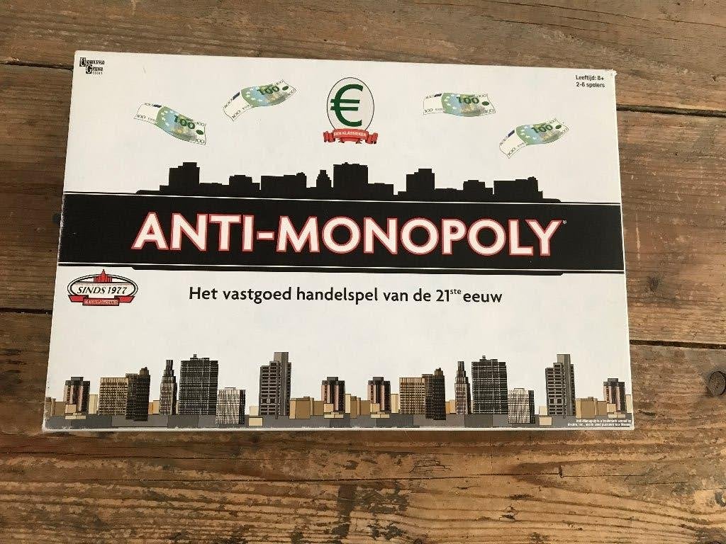 anti monopoly, Hobby en Vrije tijd, Gezelschapsspellen | Bordspellen, Vijf spelers of meer, Ophalen of Verzenden, Gebruikt, University Games