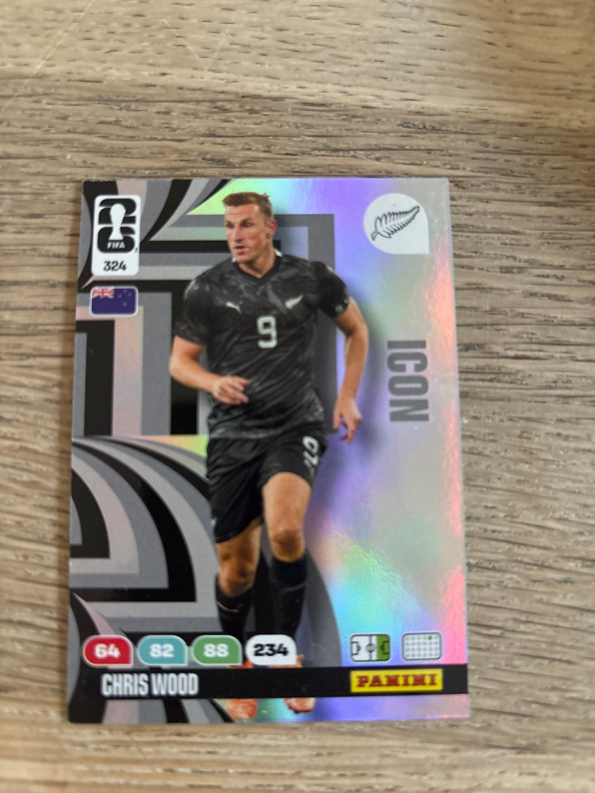 FIFA 324 Chris Wood Icon Spelerskaart Panini, Ophalen of Verzenden, Zo goed als nieuw, Overige sporten, Spelerskaart