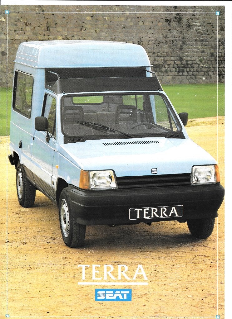 SEAT TERRA, 3 folders + originele foto's, Ophalen of Verzenden, Zo goed als nieuw, Overige merken
