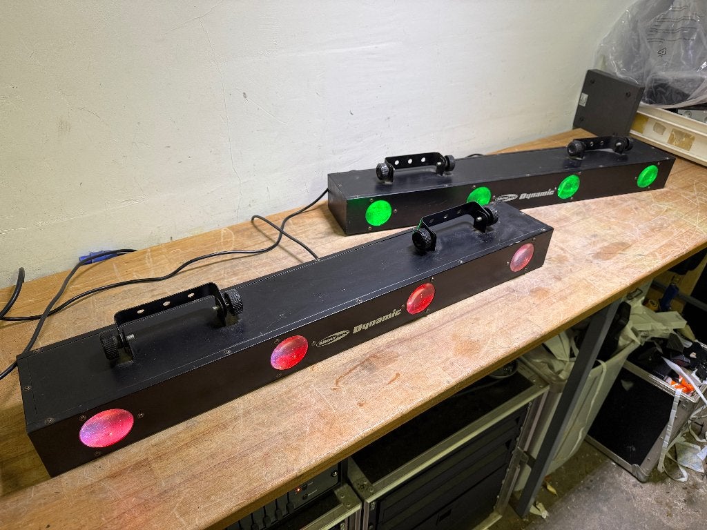 2x Showtec Dynamic LED Licht effect bar DMX, Ophalen of Verzenden, Gebruikt, Licht, Geluidgestuurd