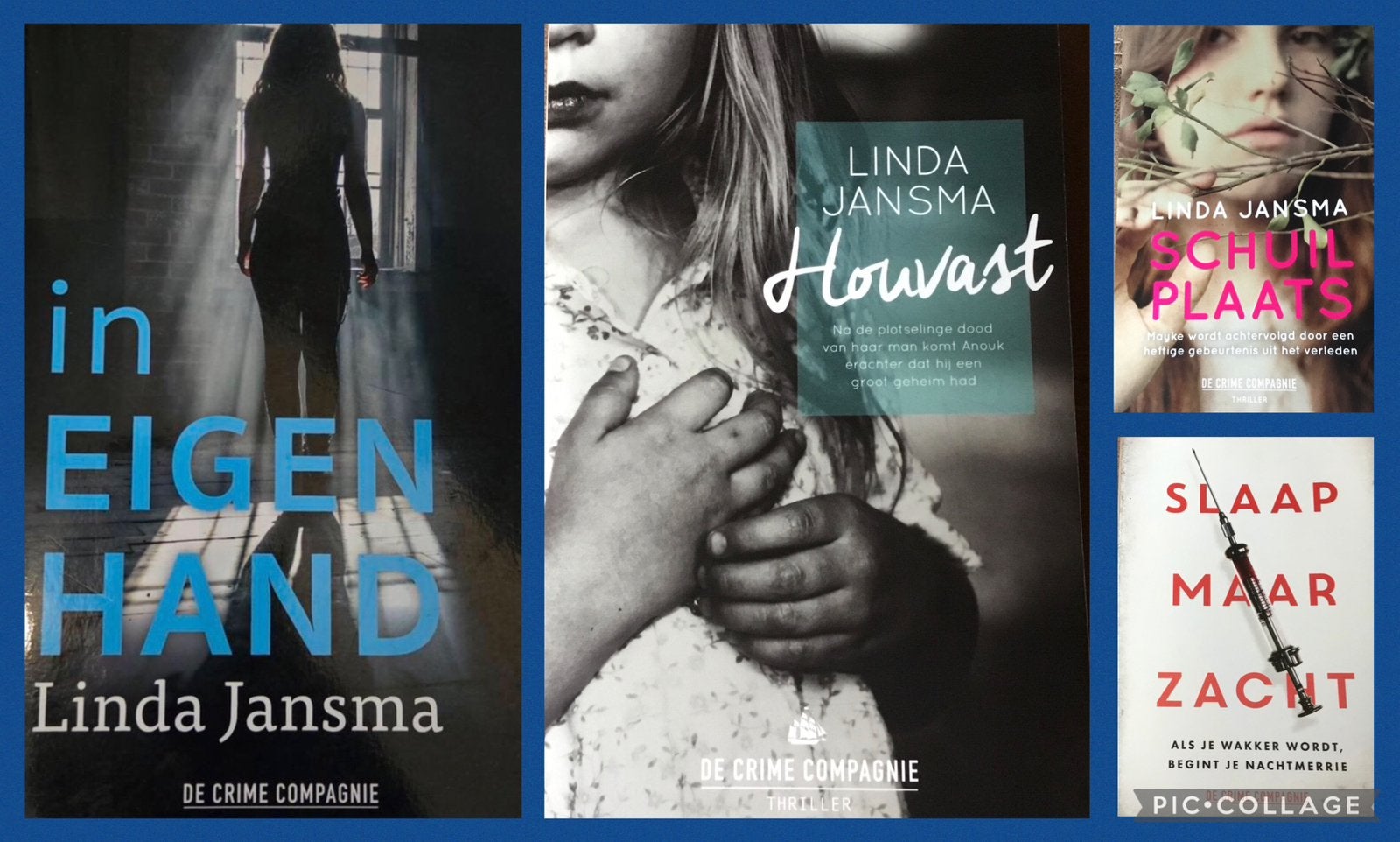 Linda Jansma - Houvast - Schuilplaats - Slaap maar zacht 4st, Boeken, Ophalen of Verzenden, Zo goed als nieuw, Nederland