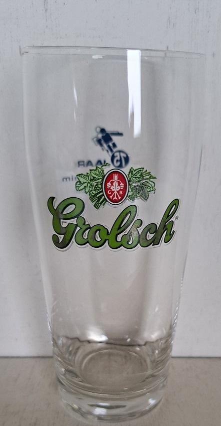 Grolsch Bierglas type Fluitje v.v. Diepenheim, Verzamelen, Biermerken, Ophalen of Verzenden, Zo goed als nieuw, Glas of Glazen