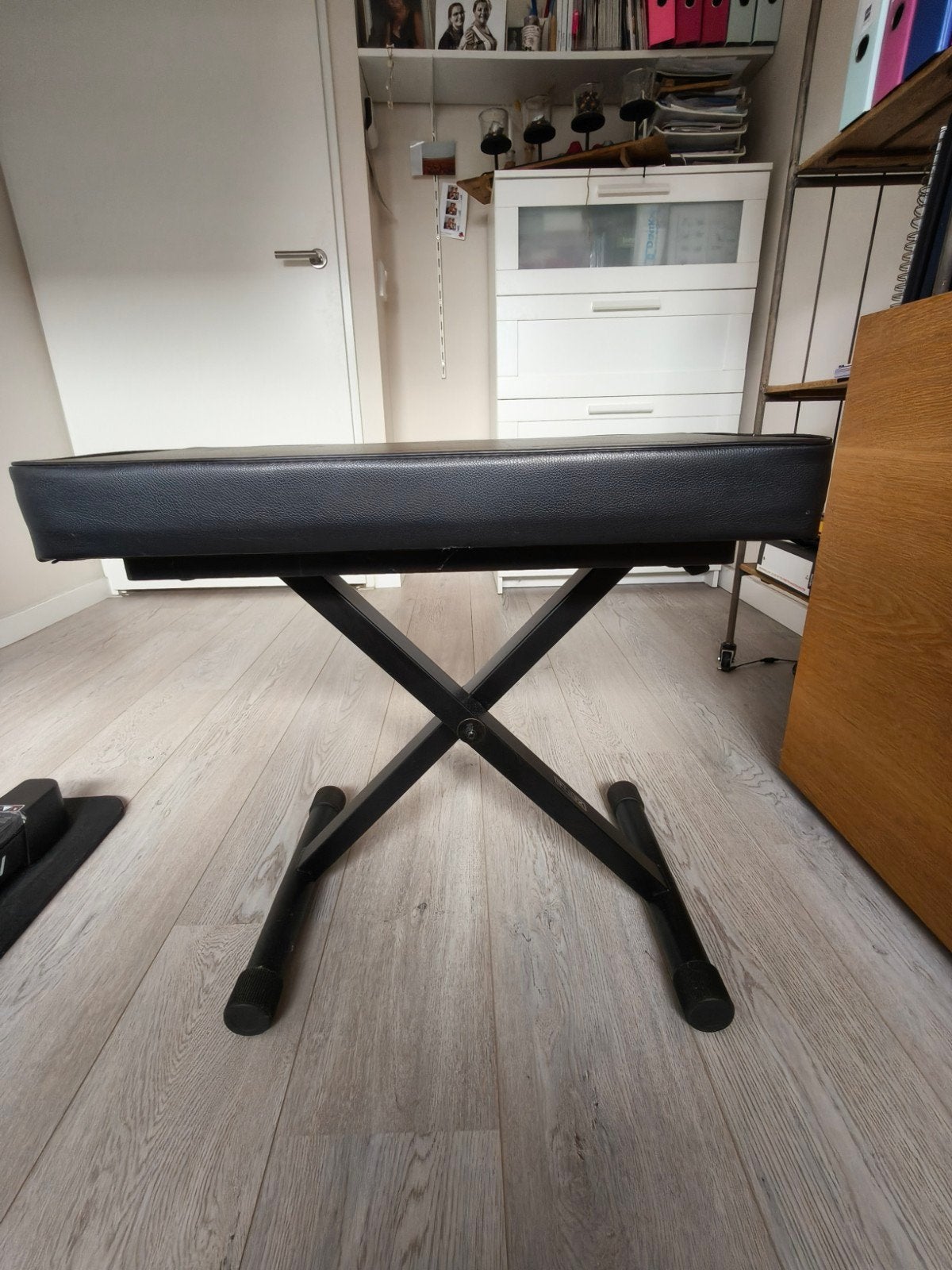 Keyboard standaard en krukje, Ophalen of Verzenden, Zo goed als nieuw, Zwart