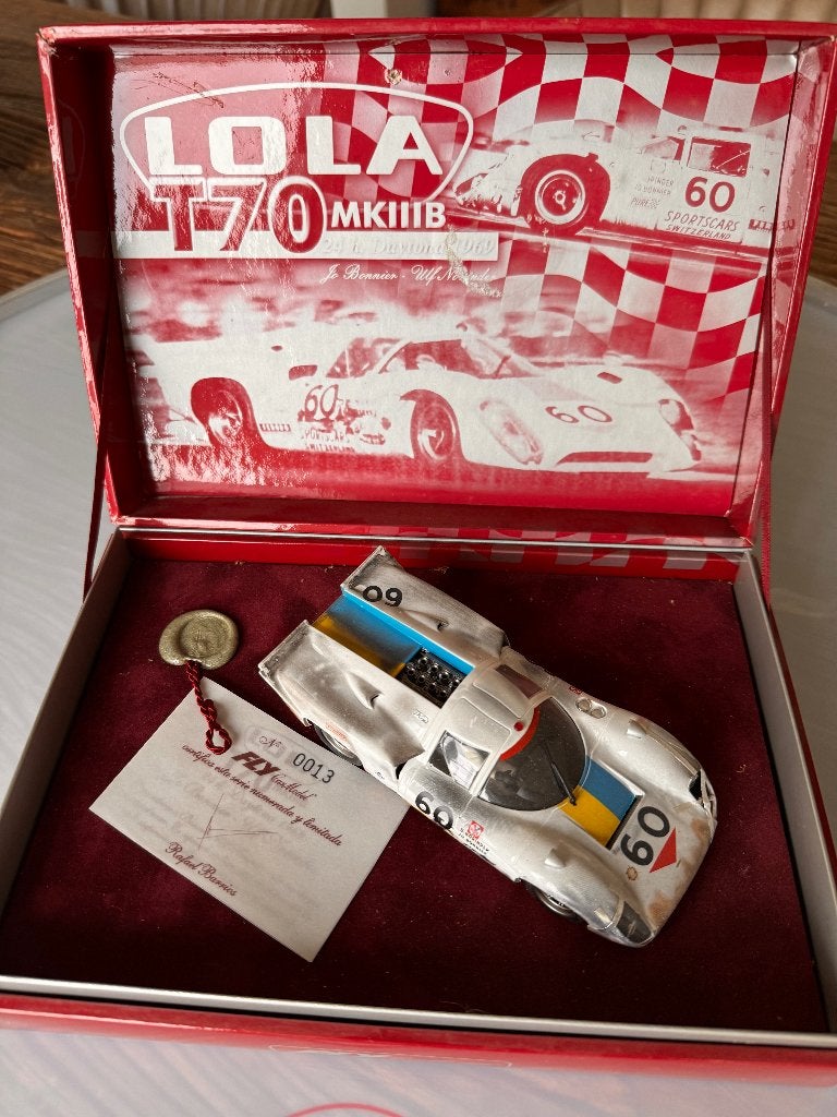 Model Lola T70 MkIII B 24 hours of Daytona 1969, Ophalen of Verzenden, Zo goed als nieuw, Auto, Overige merken