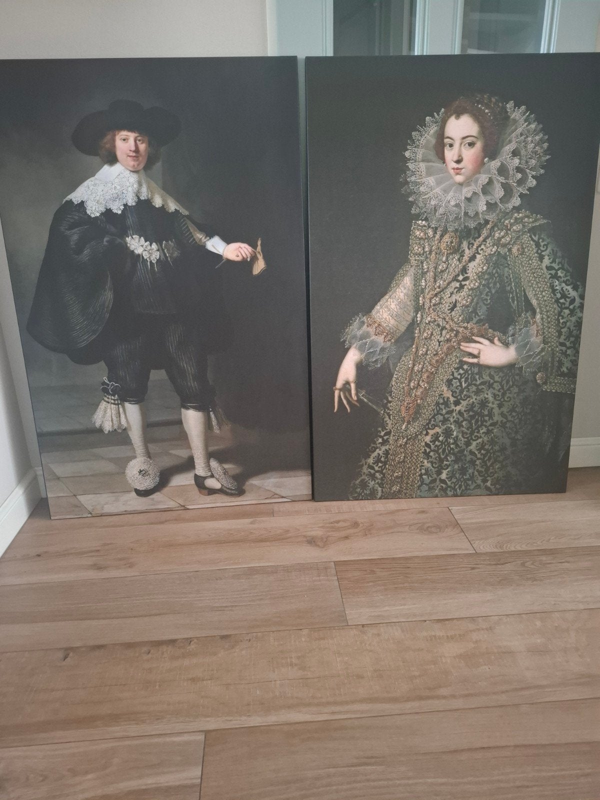 twee schilderijen, Ophalen, Zo goed als nieuw, Schilderij, 75 tot 100 cm