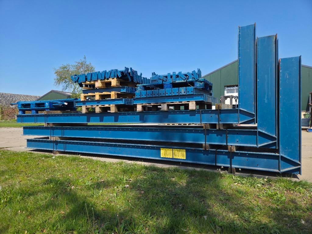 Partij Draagarmstelling enkelzijdig 5.5x1.1/1.2m, Ophalen of Verzenden