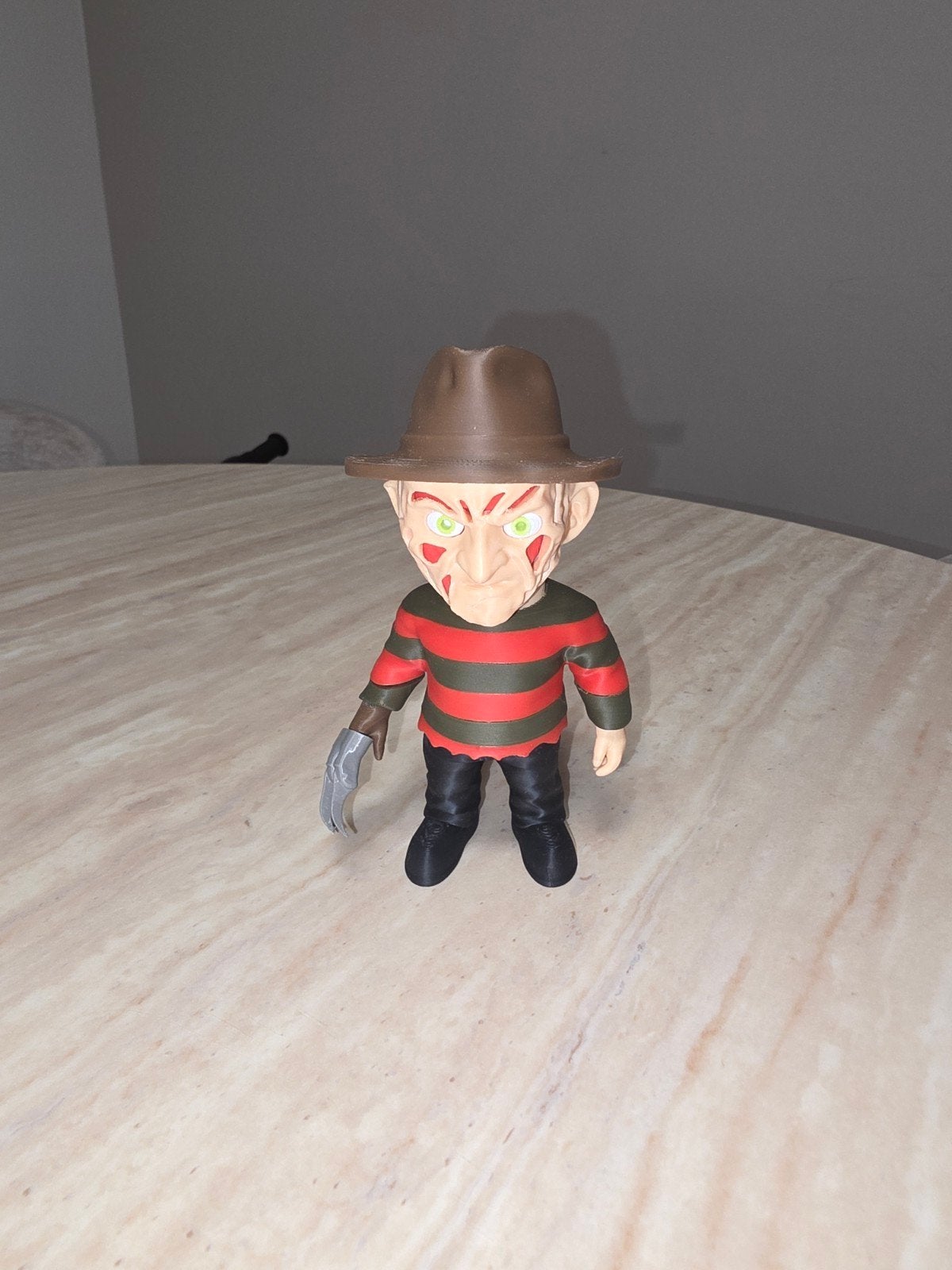 Freddy Krueger 3D Geprinte Figuur - Nightmare on Elm Street, Ophalen of Verzenden, Nieuw