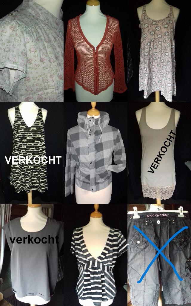 Zomerkleding tops tuniek vestje Didi, H&M, IN FRONT mt M, Maat 38/40 (M), Overige kleuren, Ophalen of Verzenden, Korte mouw