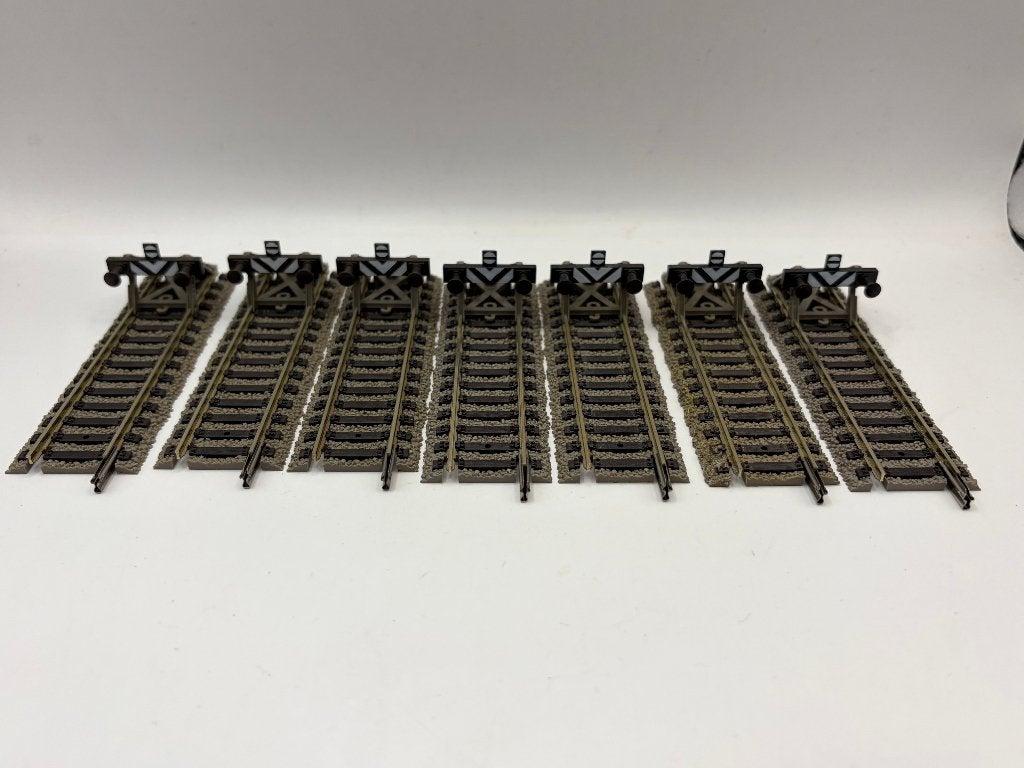 Fleischmann 6102/6116/6117 H0 Stootblok 105 mm Prof-rails., Gelijkstroom, Fleischmann, Rails, Ophalen of Verzenden