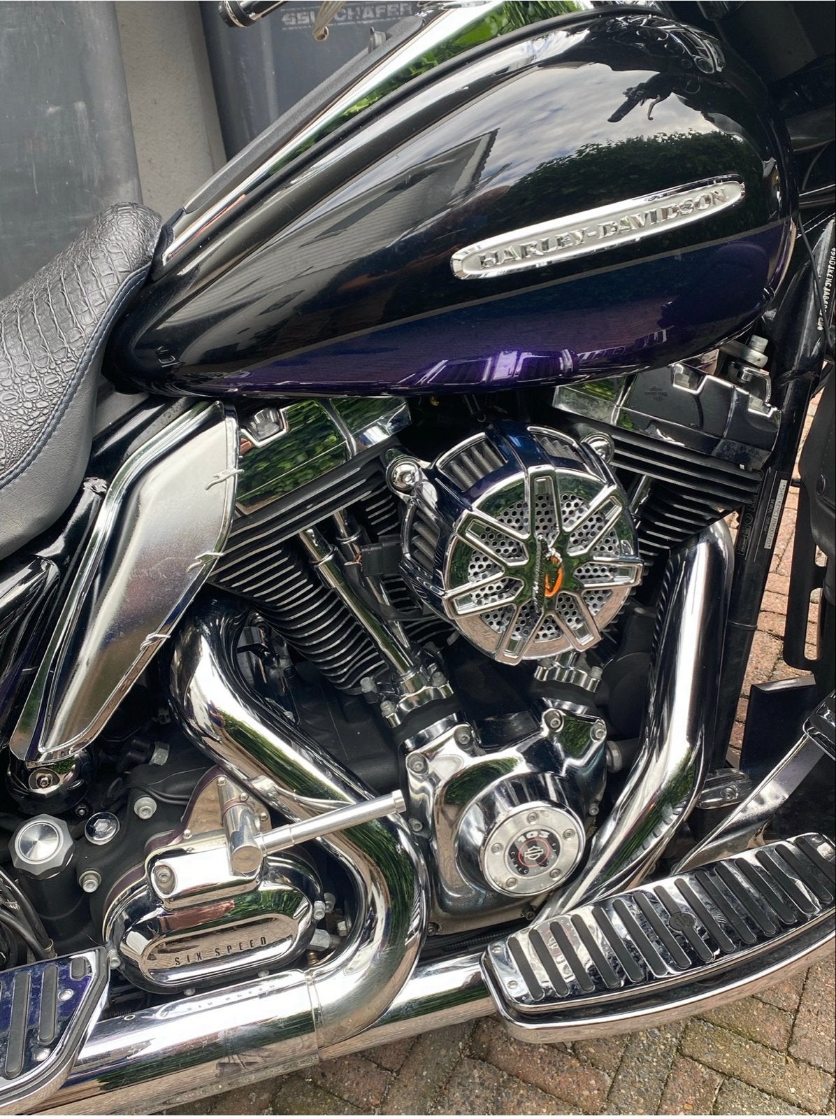 Harley Davidson Electra Glide - Unieke Custom Paint, Motoren, Motoren | Harley-Davidson, 2 cilinders, Occasion, Motorrijbewijs A