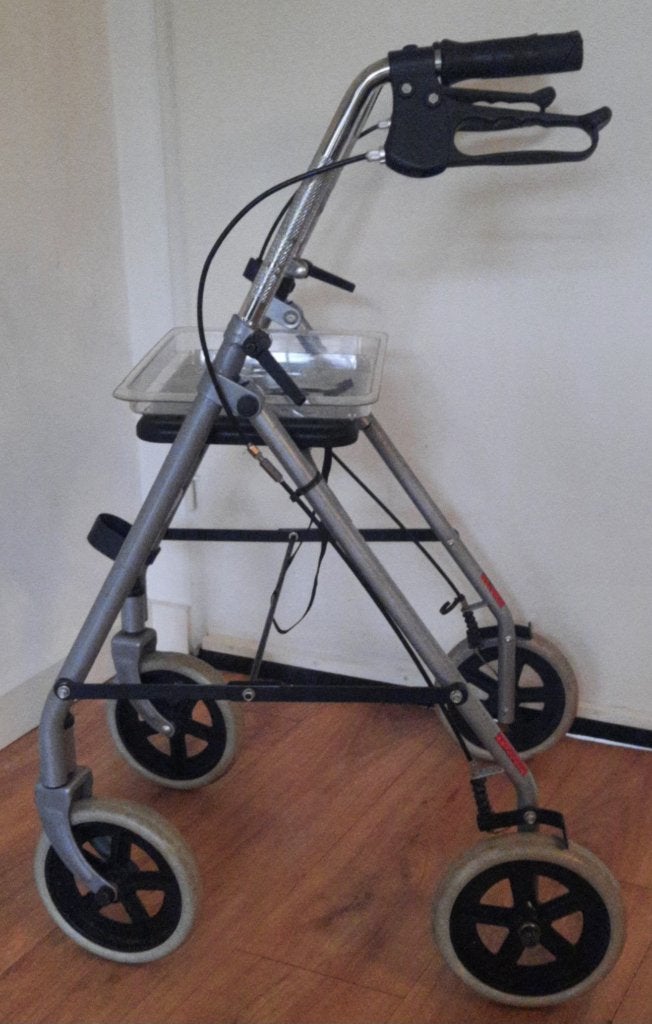Rollator Drive + afneembaar Dienblad  ( 8.5 kg ), Ophalen of Verzenden, Lichtgewicht, Zo goed als nieuw