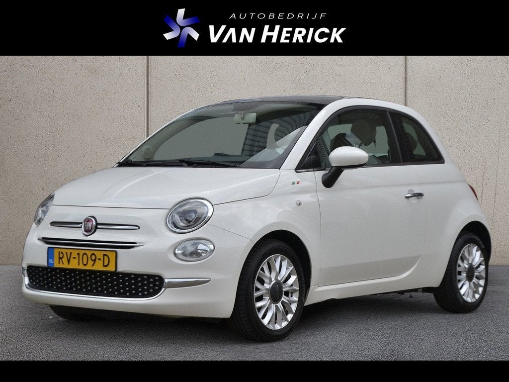 Fiat 500 0.9 TwinAir Turbo Lounge | Panoramadak | Airco | Cr, Auto's, Fiat, Voorwielaandrijving, Gebruikt, Start-stop-systeem