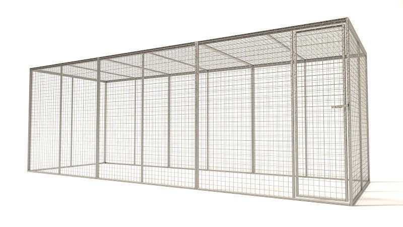 Katten of kippenren gegalvaniseerd, Ophalen