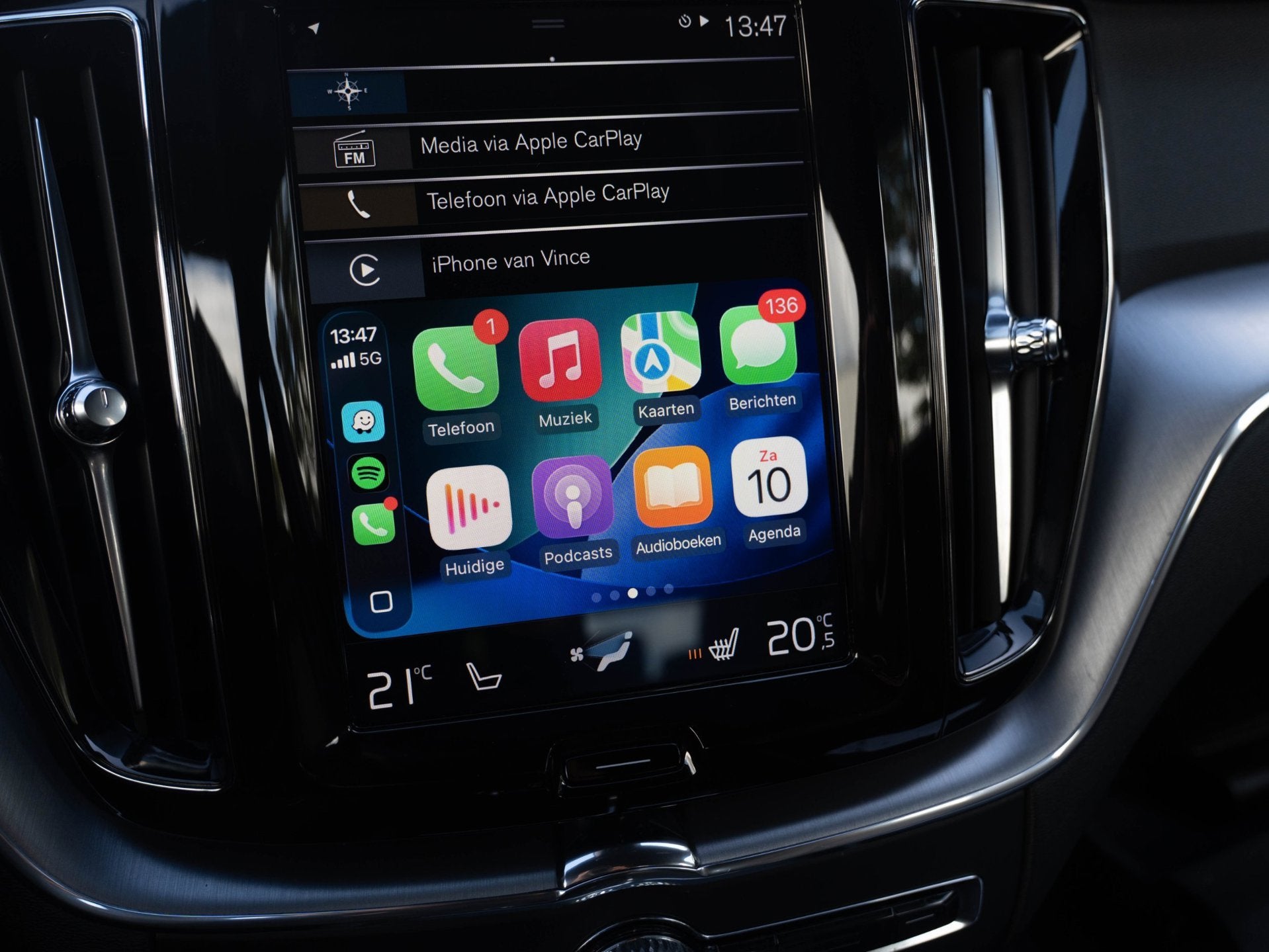Volvo XC60 2.0 T5 AWD Inscription | APPLE CARPLAY | PARKEER, Auto's, Dealer onderhouden, Gebruikt, 4 cilinders, 1969 cc
