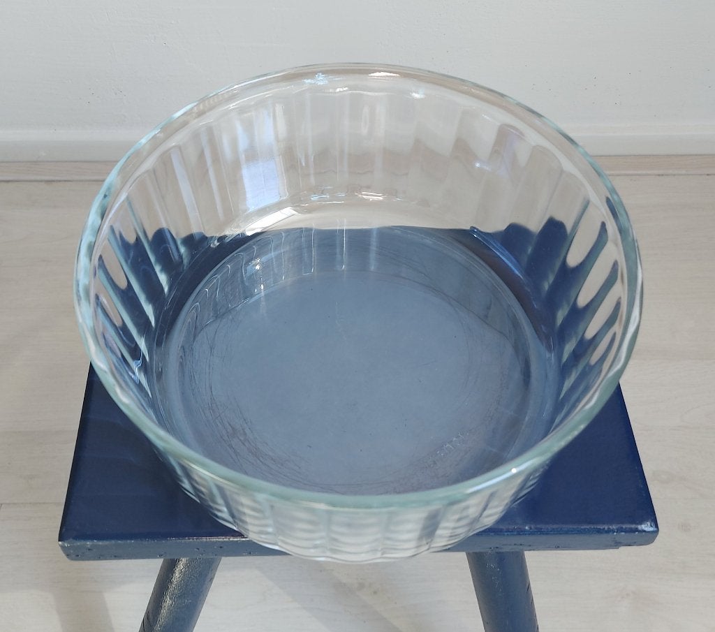 Ronde transparante glazen schaal van Arcuisine, Ophalen of Verzenden, Zo goed als nieuw, Overige merken, Glas