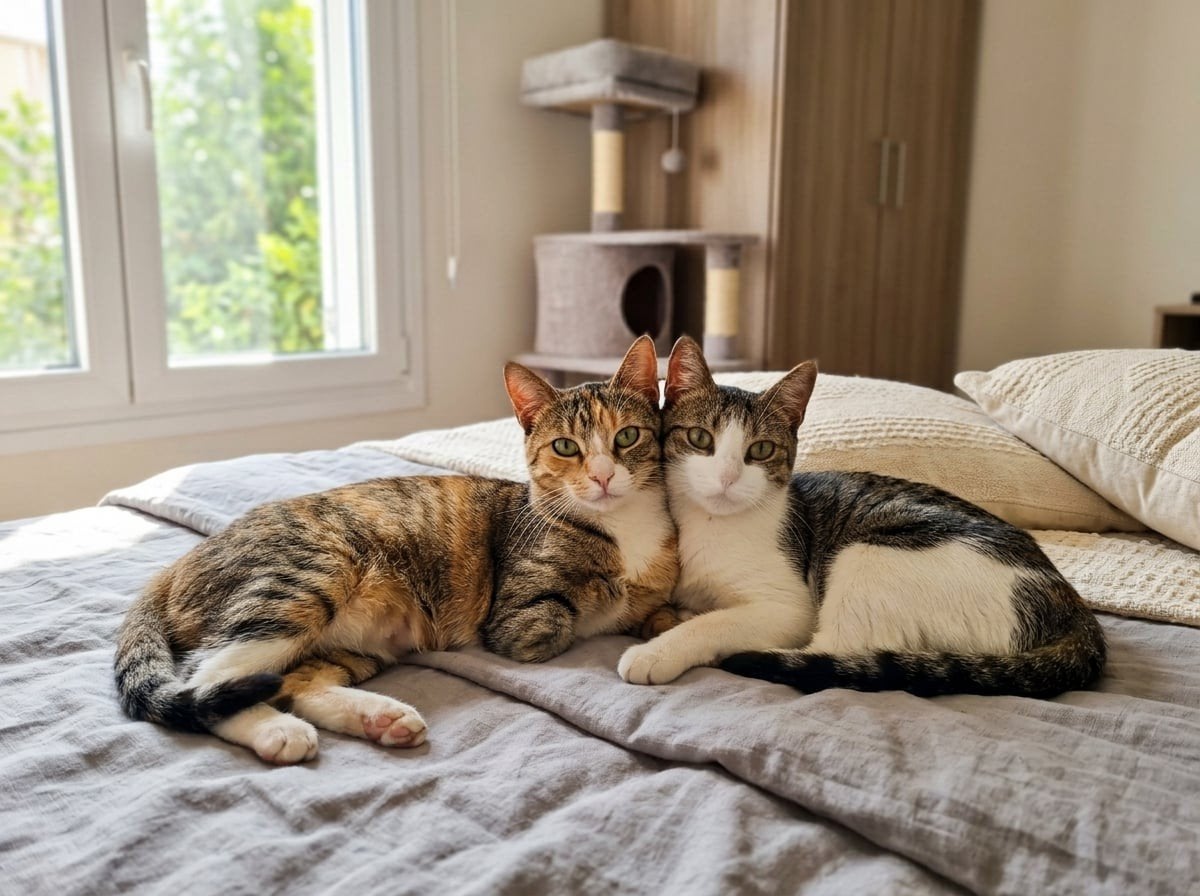 Penny & Poppy 7mnd– 2 lieve zusjes, gesteriliseerd, gevaccin, Meerdere dieren, Kortharig, 0 tot 2 jaar