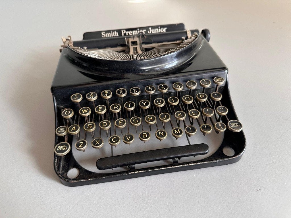 Smith Premier Junior vintage typemachine, Ophalen
