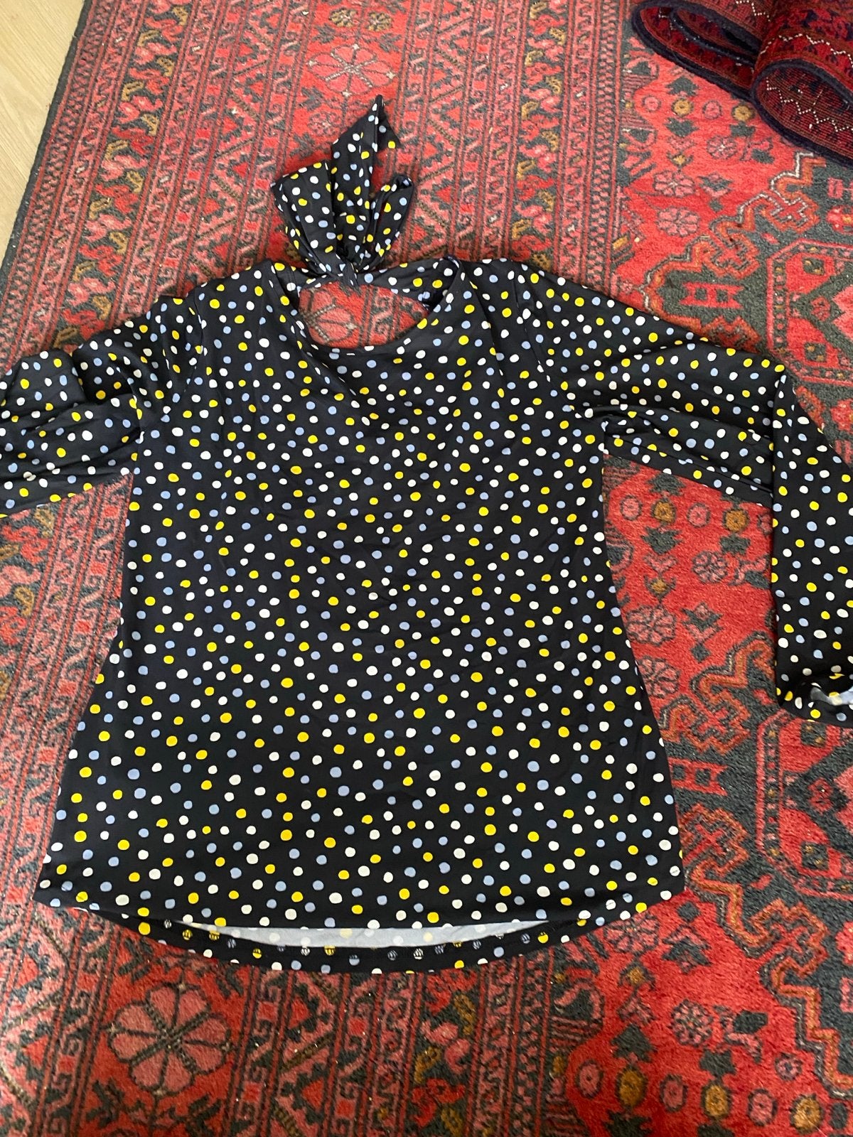 Studio Anneloes Polkadot Top Maat S, Zwart, Ophalen of Verzenden, Zo goed als nieuw, Lange mouw