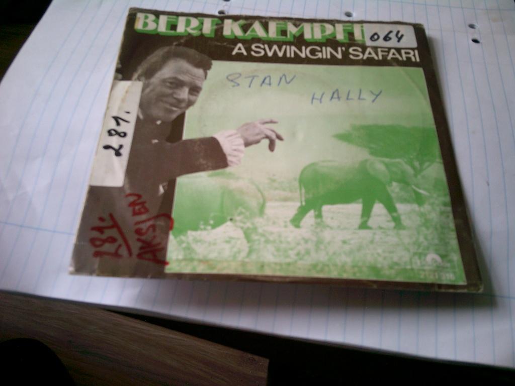 BERT KAEMPFERT A SWINGIN SAFARI - SUGAR BUSH, Cd's en Dvd's, 7 inch, Ophalen of Verzenden, Levenslied of Smartlap, 1970 - 1979