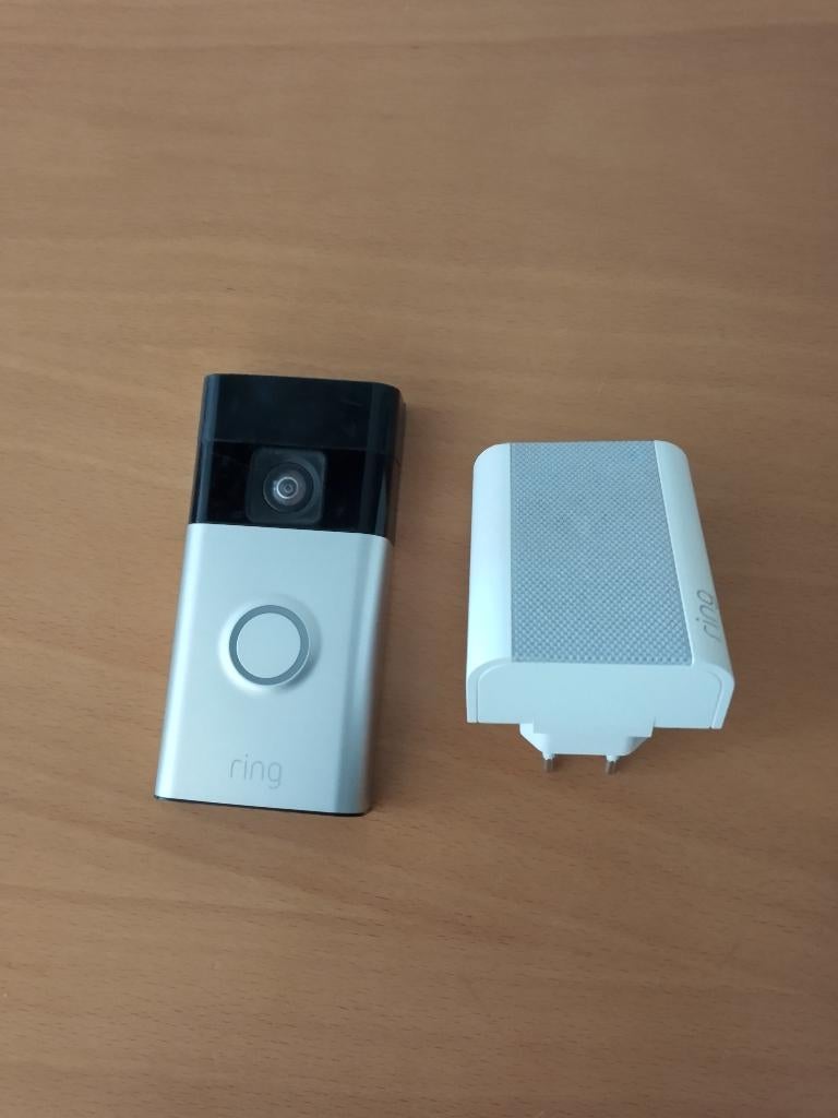 Chime met Ring deurbel, Huis en Inrichting, Deurbellen, Ophalen, Ingebouwde camera, Zo goed als nieuw, Draadloos