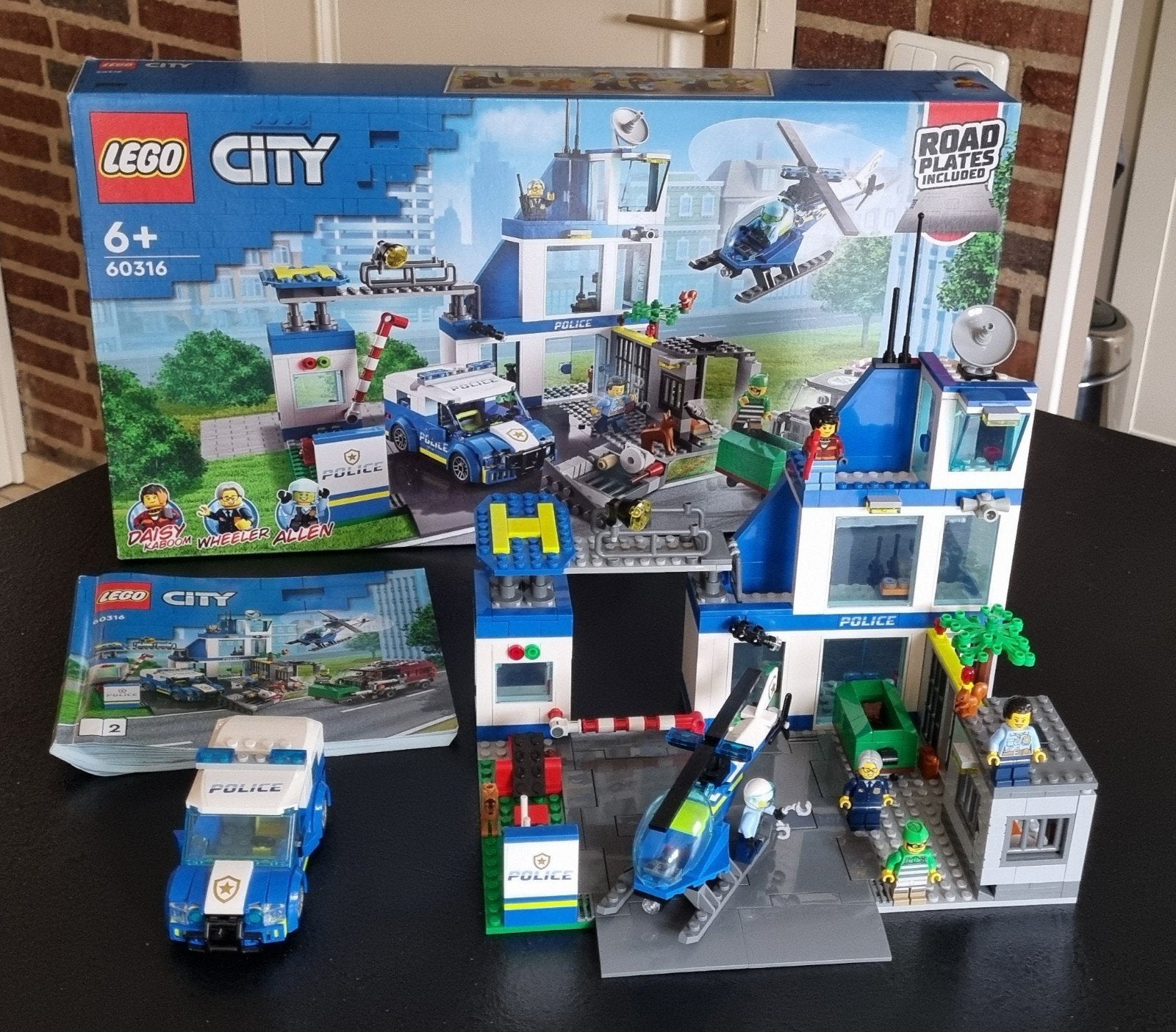 Lego City Politiebureau 60316 niet helemaal compleet, City, Lego, Overige typen, Ophalen of Verzenden