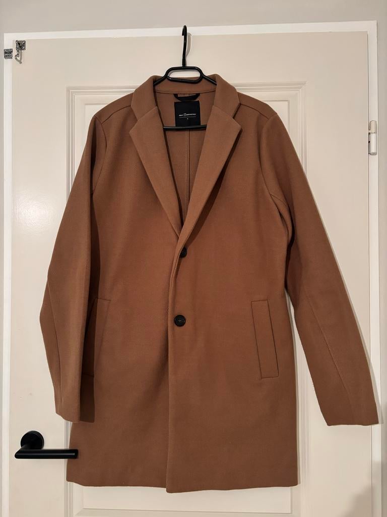 Bruine manteljas The Sting - Maat M, Kleding | Heren, Jassen | Winter, Ophalen of Verzenden, Zo goed als nieuw, Maat 48/50 (M)