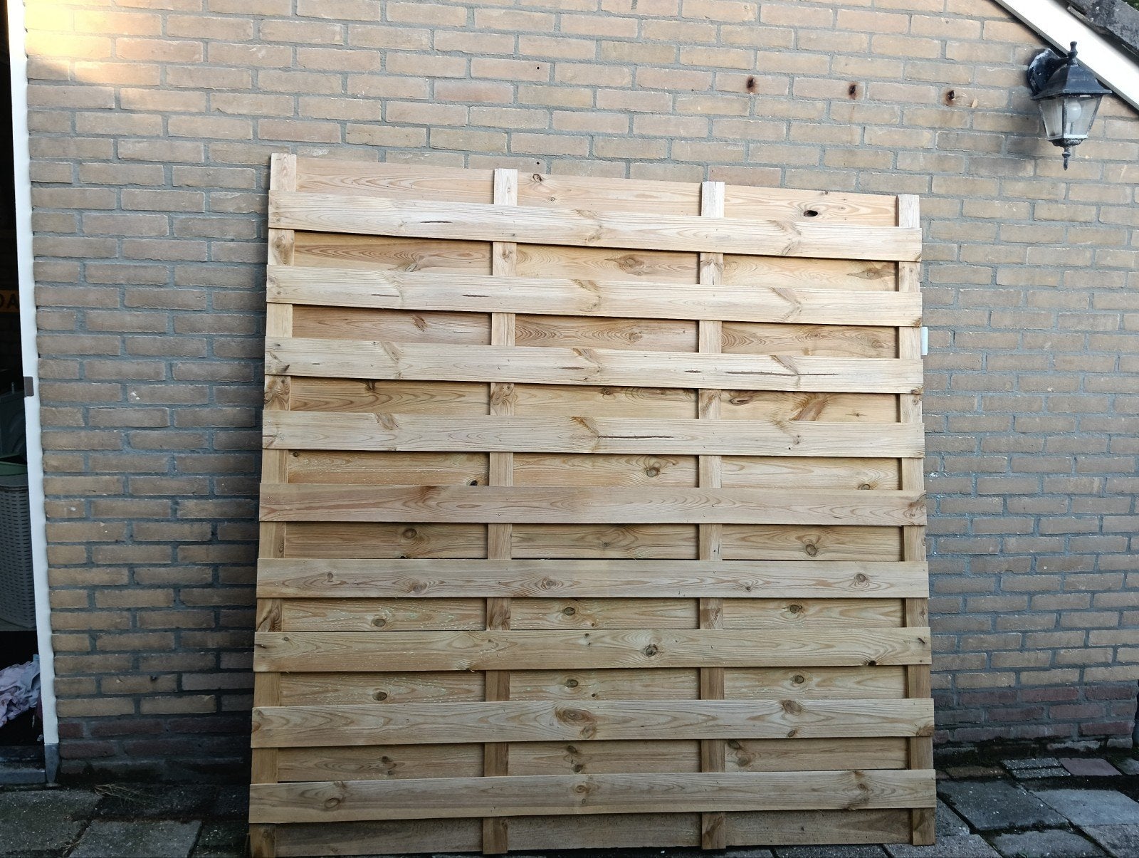 Houten schuttingdeel - nieuw, Ophalen, 1 tot 2 meter, Minder dan 3 meter, Nieuw