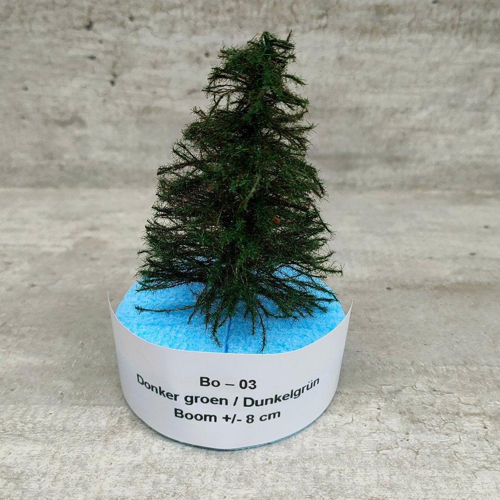 modeltrein Bo – 03 BOMEN 8 cm  Donker Groen, Overige merken, Gelijkstroom, Natuur, Nieuw