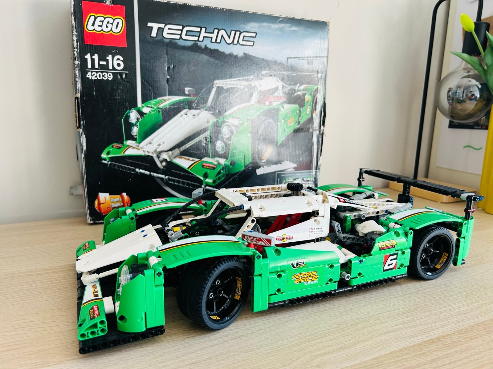 LEGO Technic 42039 24 Uur Raceauto, Ophalen of Verzenden, Gebruikt, Overige merken