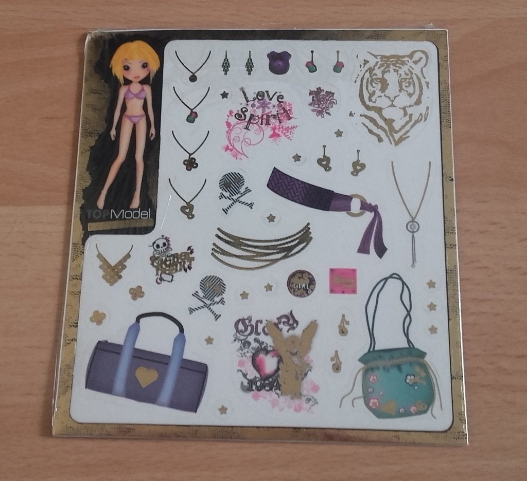 TOPModel Fashion-Stickervel, Hobby en Vrije tijd, Stickers en Plaatjes, Ophalen, Nieuw, Sticker