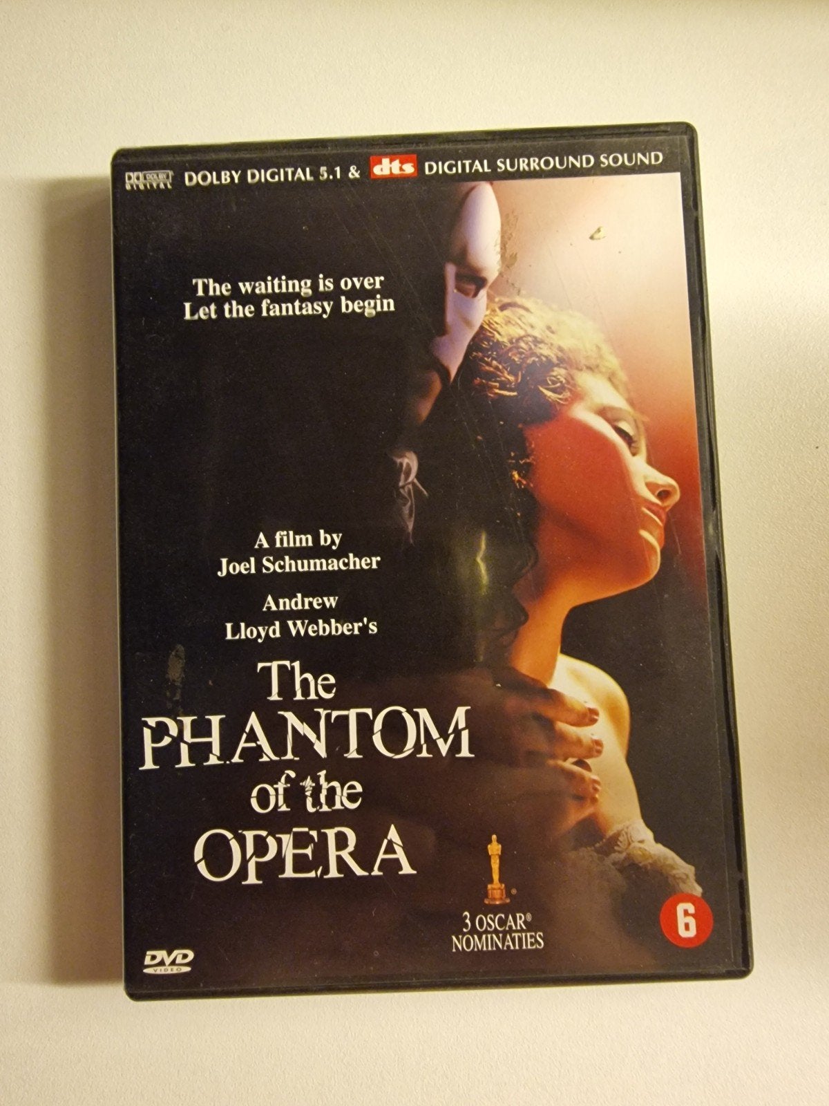 The Phantom of the Opera DVD, Nederlands, Ophalen of Verzenden, Vanaf 6 jaar, Gebruikt